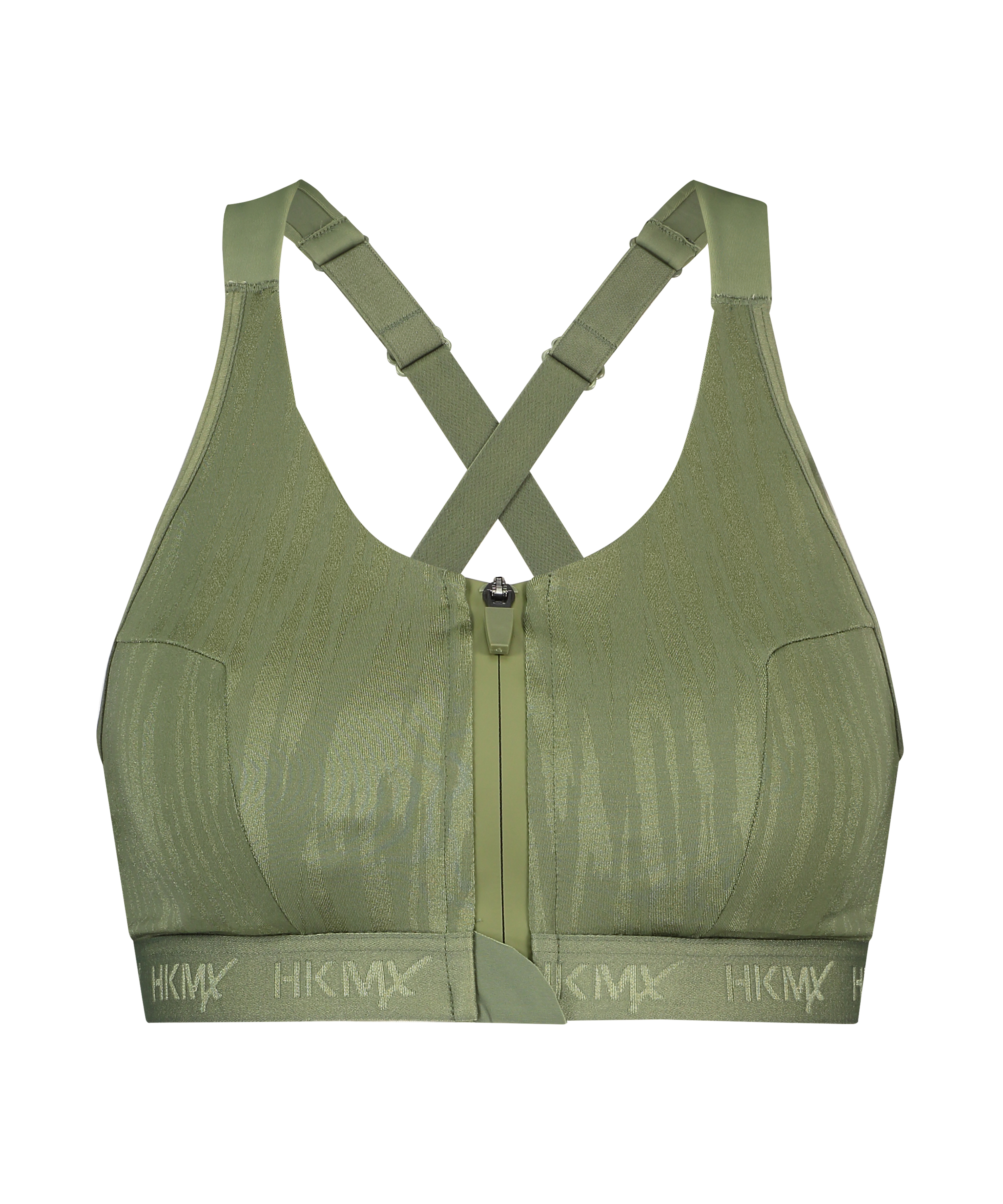 HKMX Sports bra The Pro Level 3, Green, main