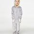Fleece Onesie Kids, Grey