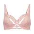 Iggy Half-Padded Underwired Longline Bra, Pink