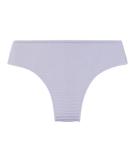 Invisible Brazilian Stripe mesh, Purple