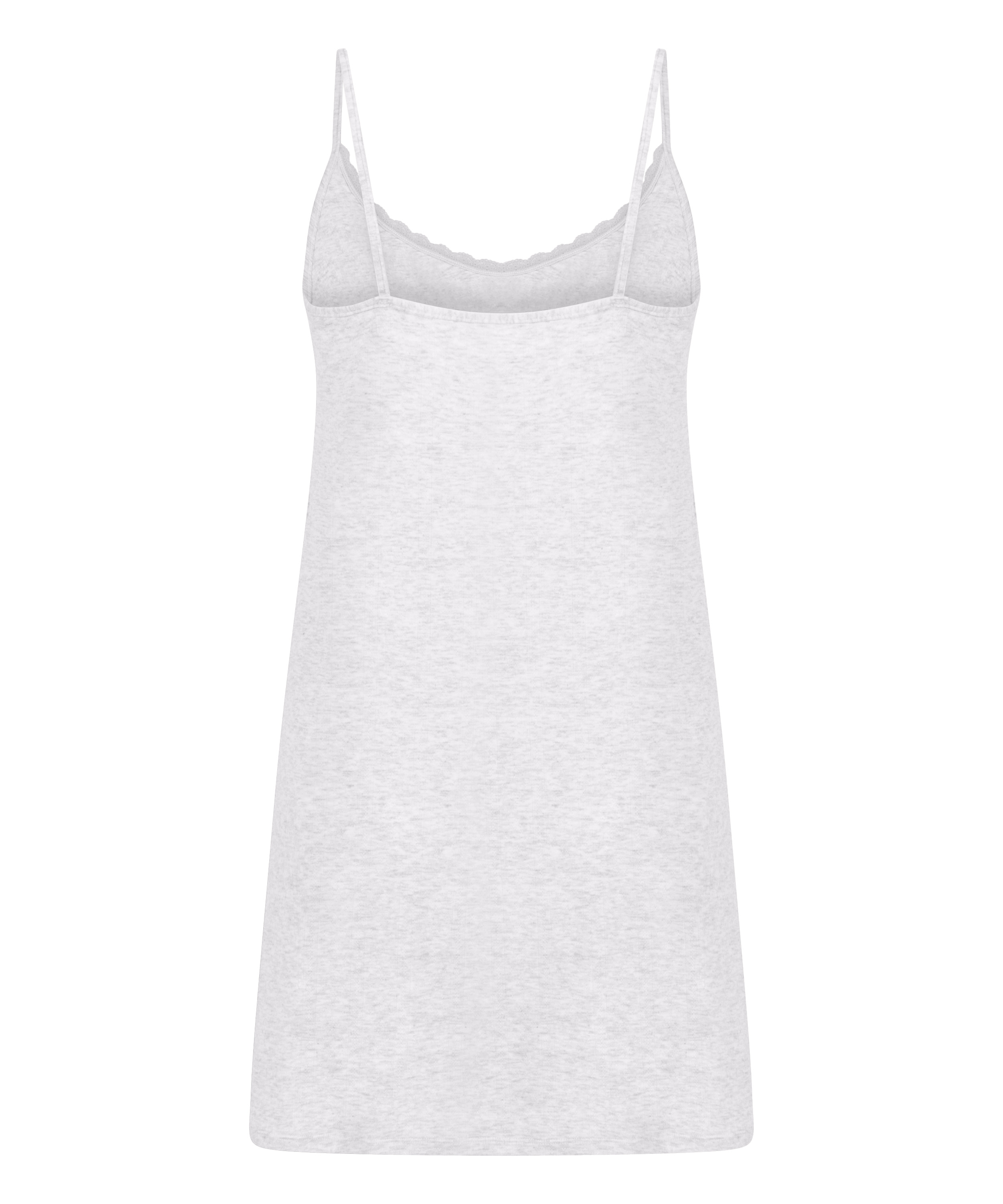 Pointelle Slipdress, Grey, main