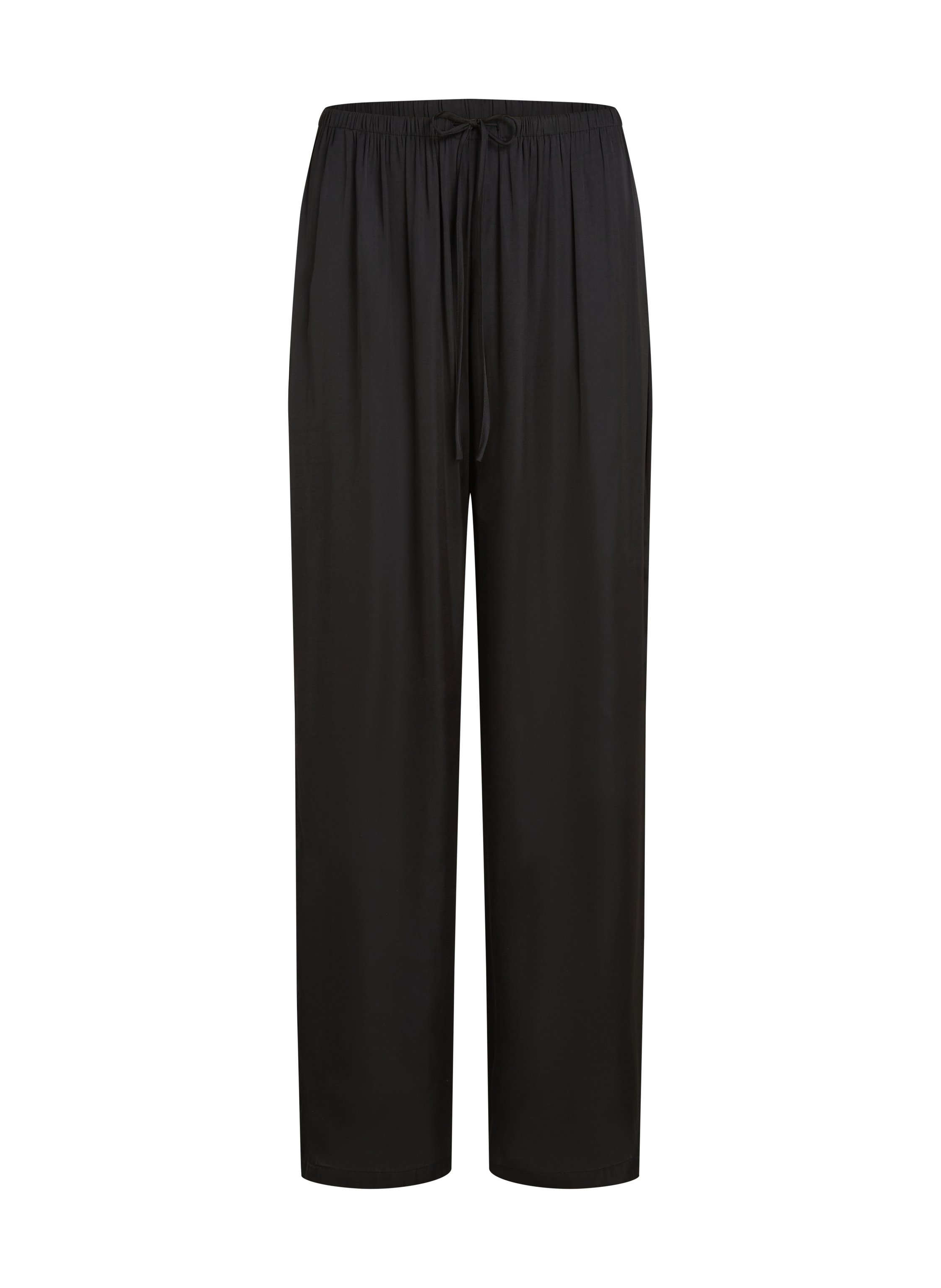 Beach Satin Pant, Black, main
