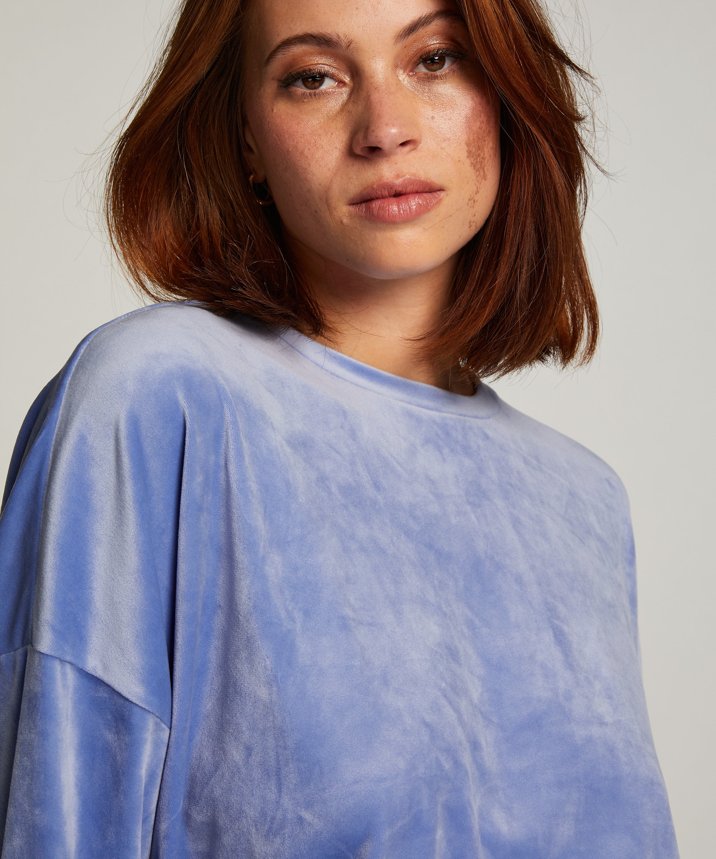 Velours Top, Blue, main