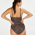 Leopard swimsuit, Beige