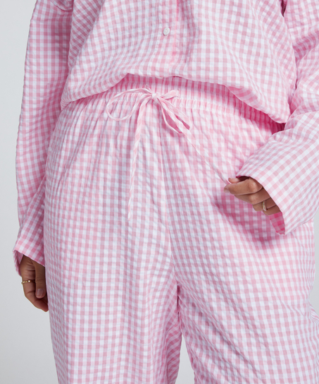 Cotton Pyjama Pants, Pink