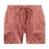 Velvet Pocket shorts, Pink