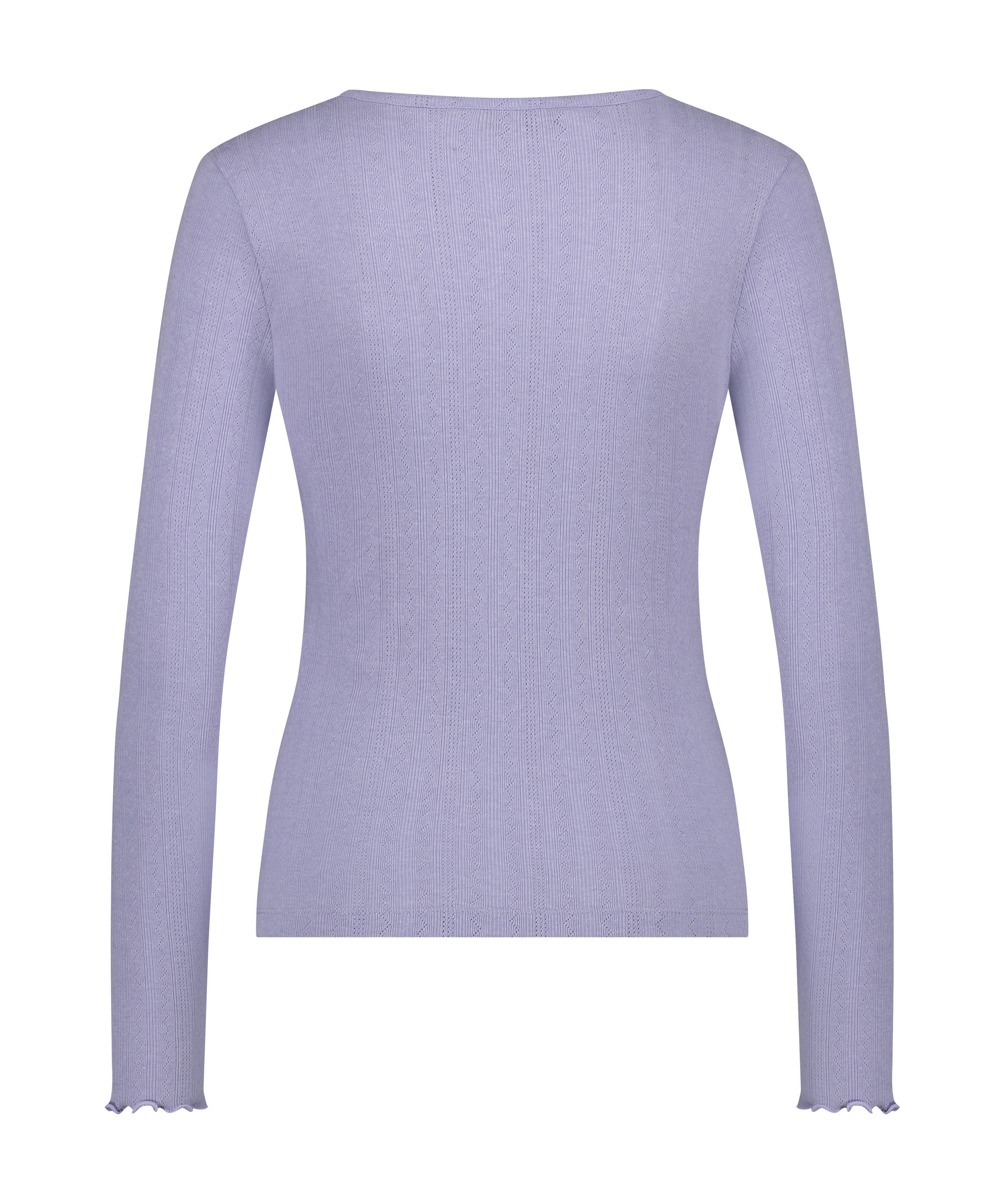 Henley Pyjama Top, Purple, main