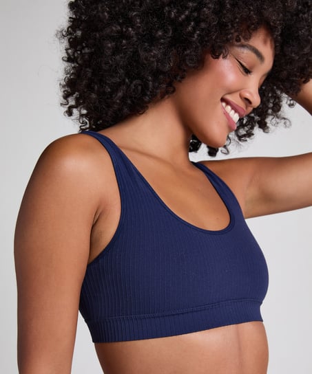 Dianne Scoop Bralette, Blue