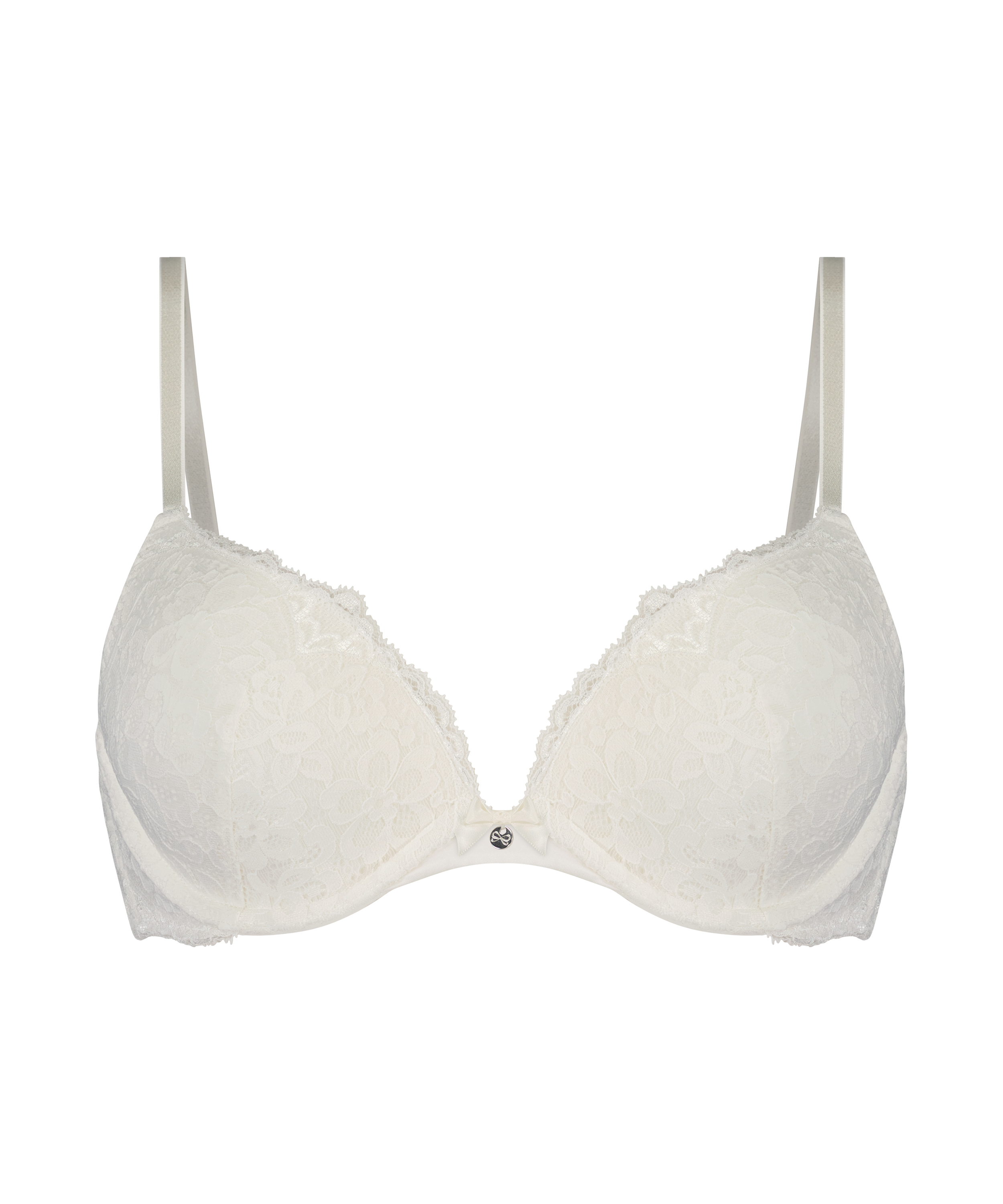 Marine Padded Underwired Push-Up Bra, White, main