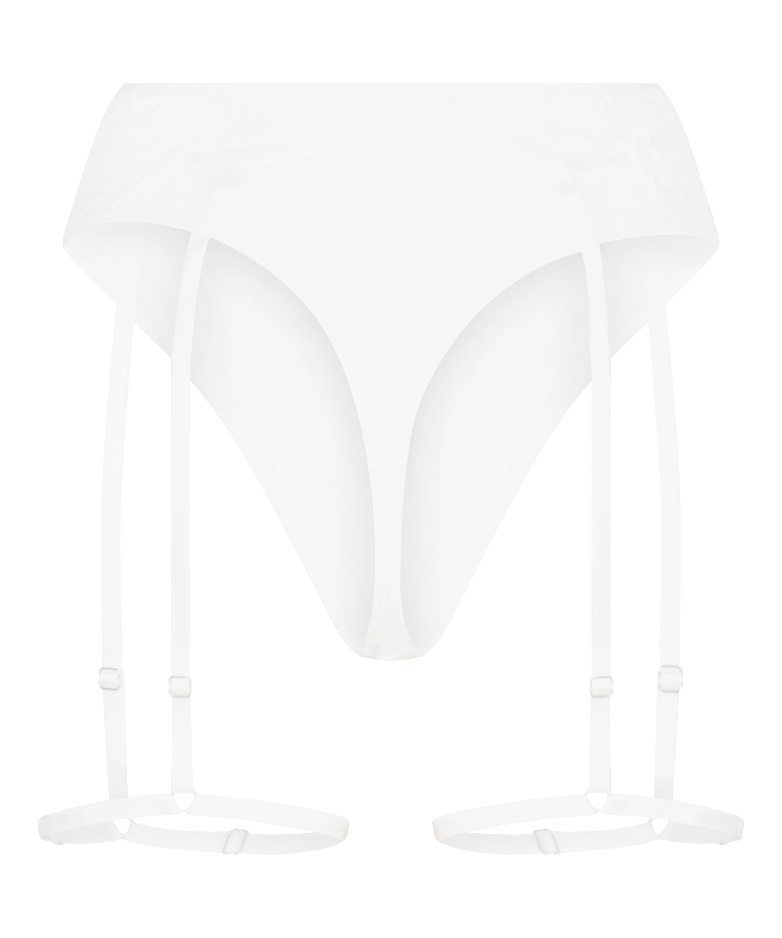 Withney Suspender Thong, White, main
