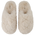 Madeline Fur Slippers, Beige