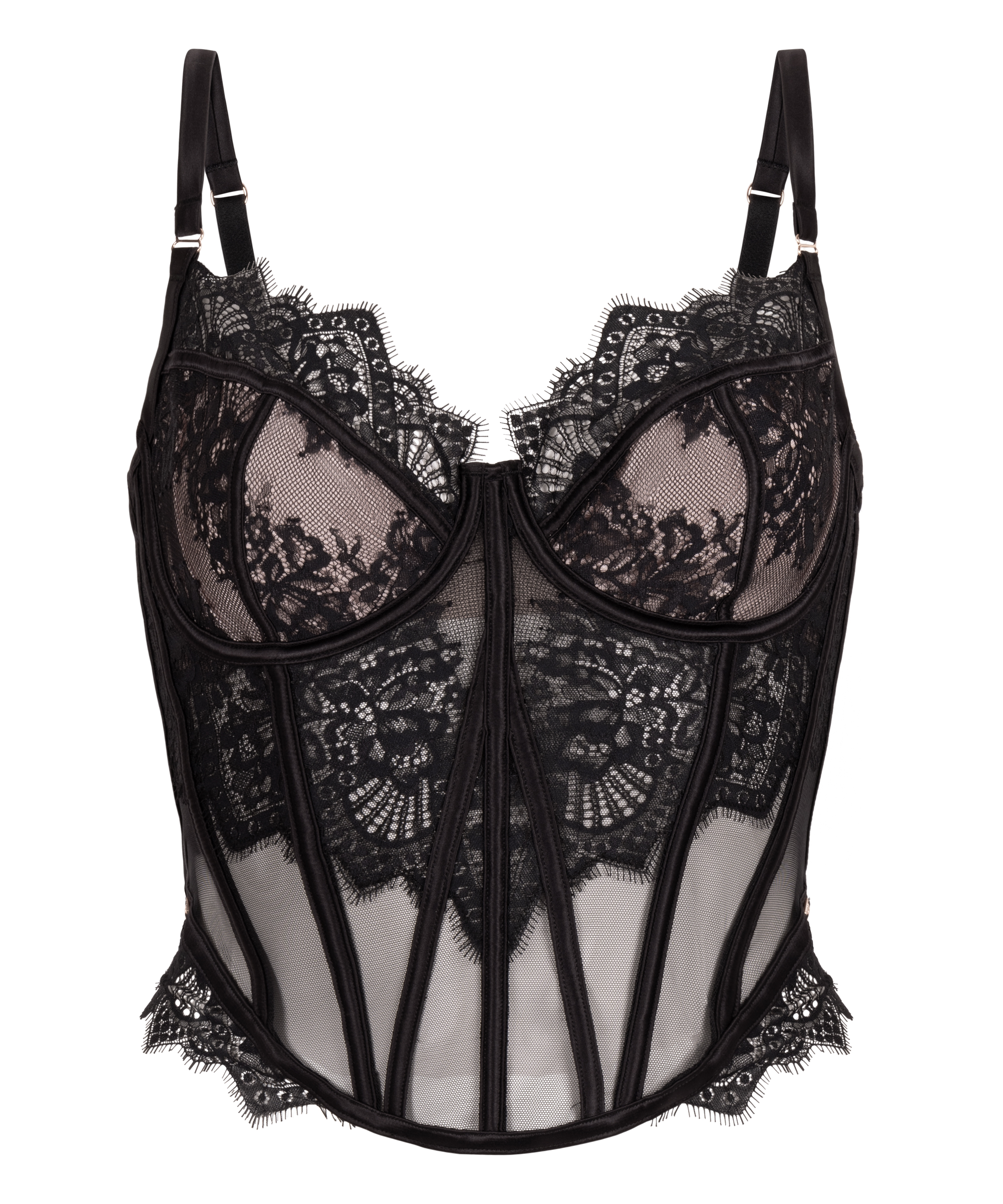 Zoe Bustier, Black, main