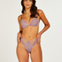 Clara High Leg Brazilian, Purple