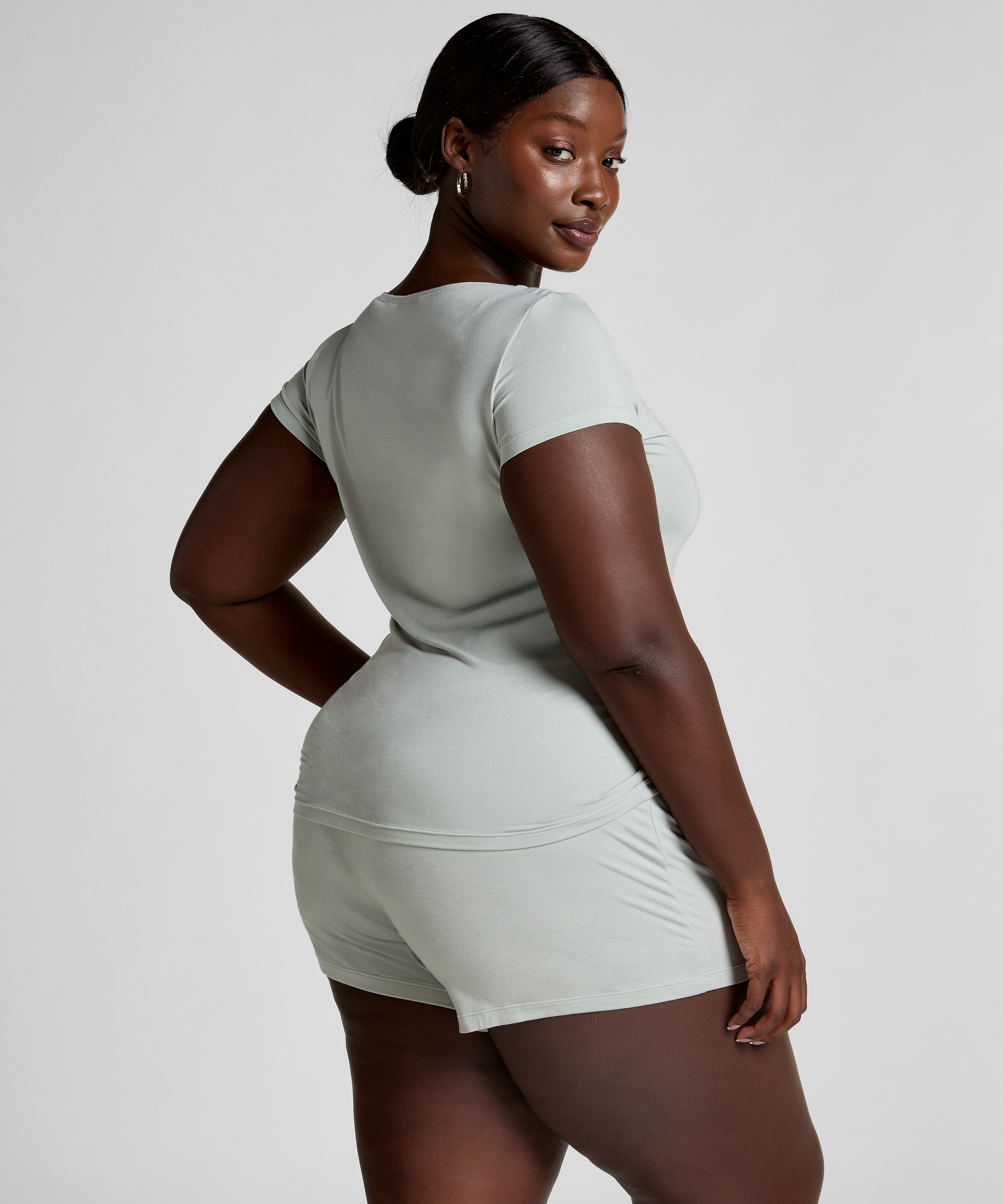 Pyjama Set Jersey, Grey, main