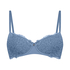 Marine Padded Underwired Bra, Blue