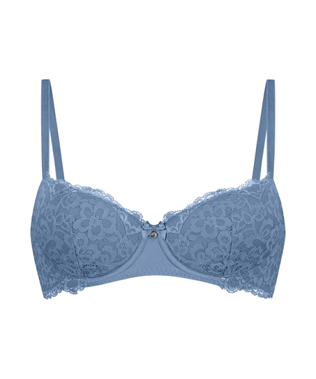 Marine Padded Underwired Bra, Blue