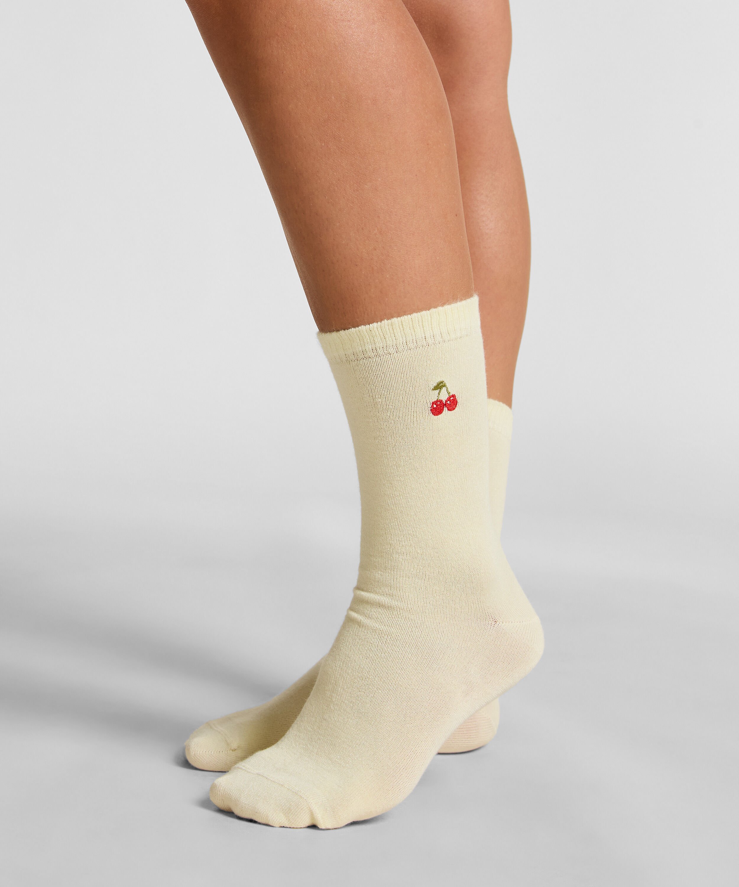 Modal Crew Socks, Yellow