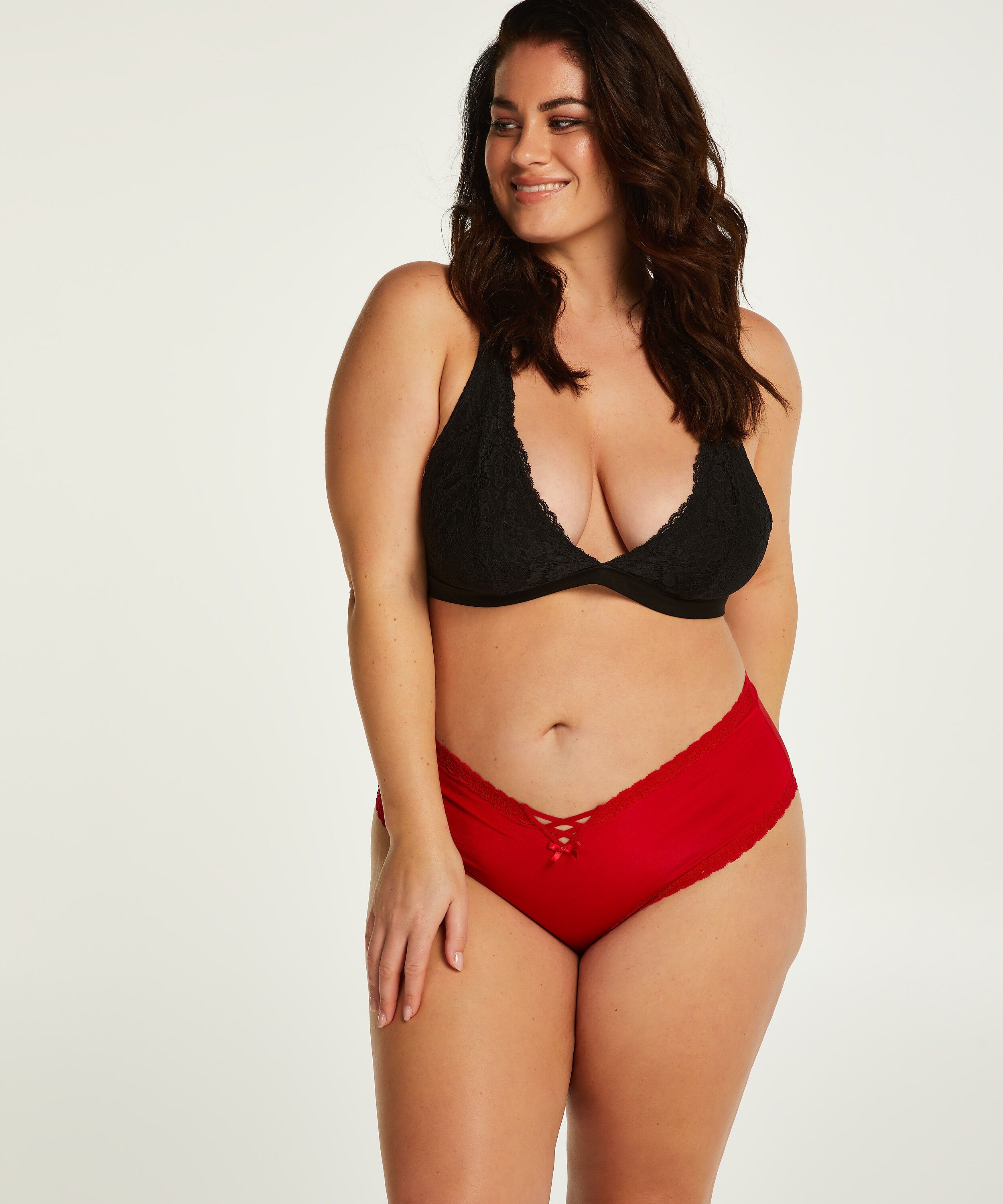 Vixen Curvy v-shaped brazilian, Red