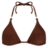 Kallua Triangle Bikini Top, Brown