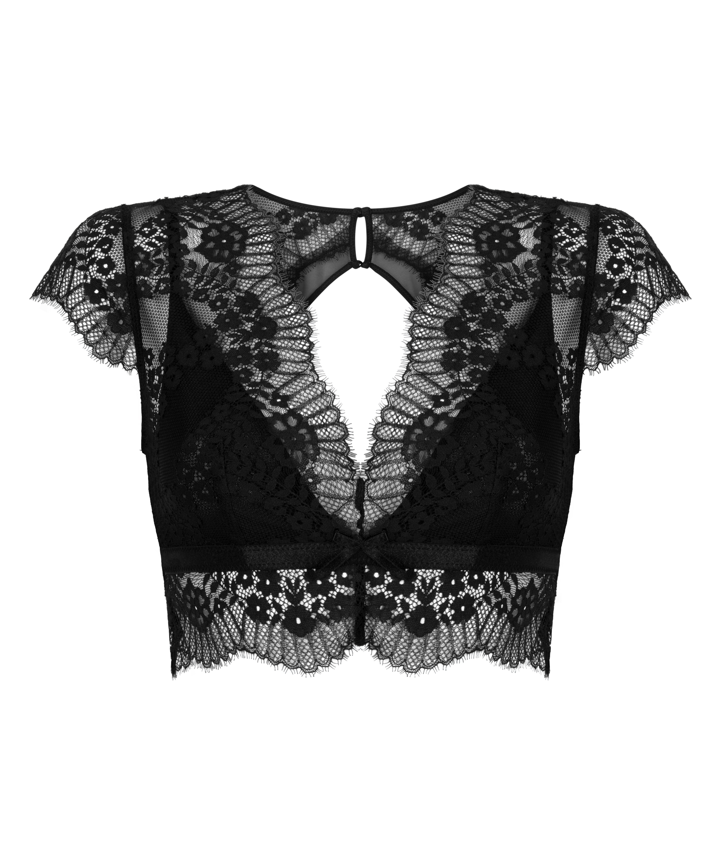 Daphne Bralette, Black, main