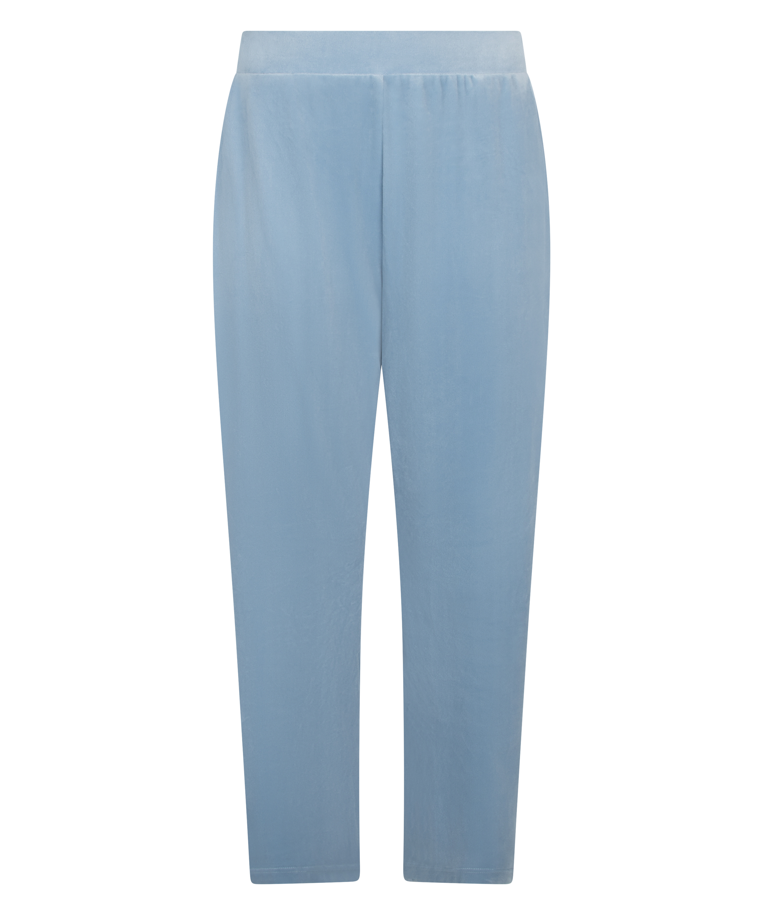 Tall Velours Pyjama Bottoms, Blue, main