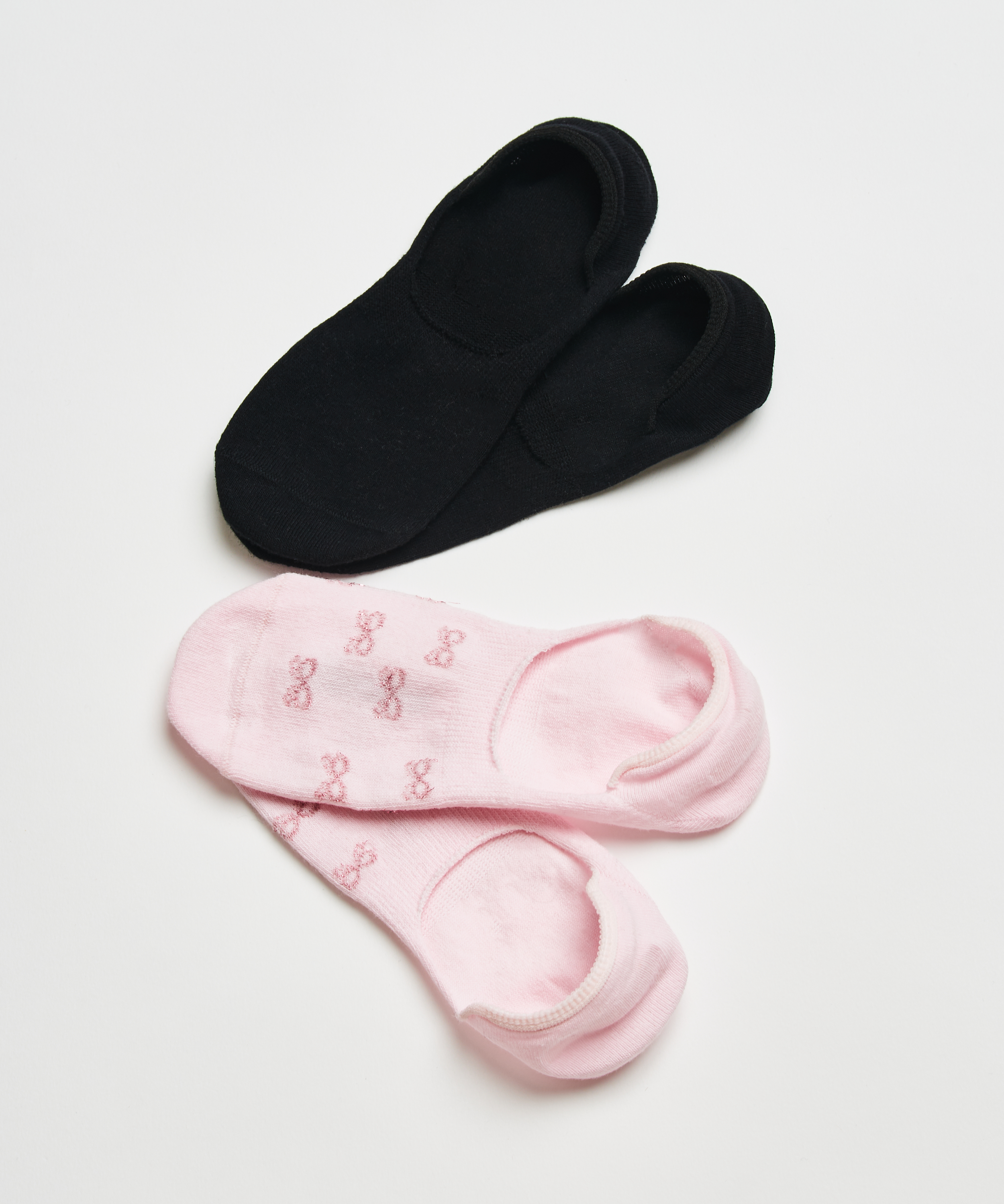2 Pairs Footsies, Pink, main