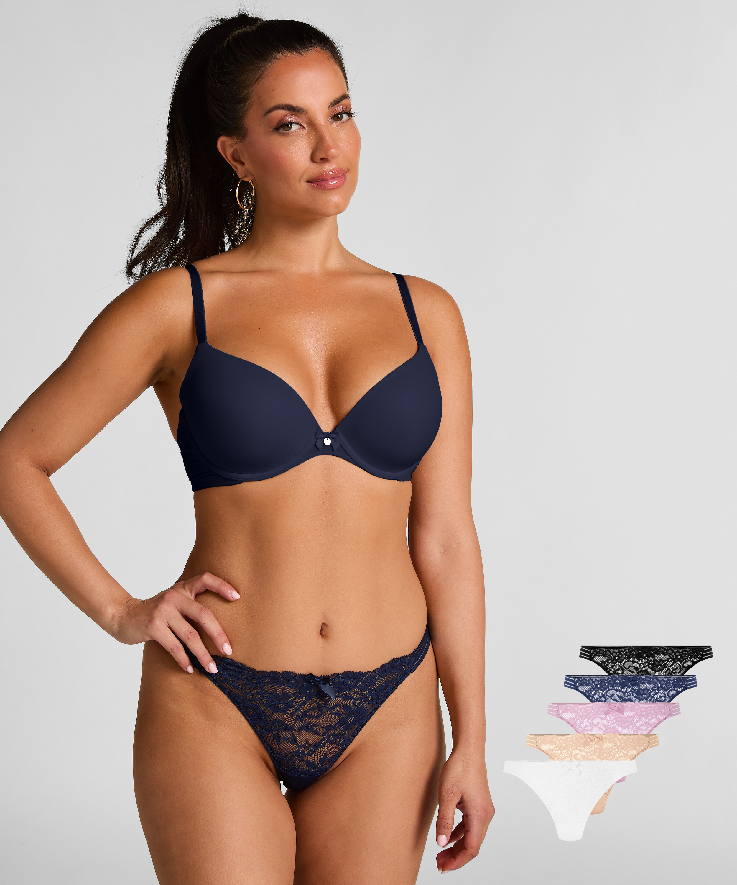 5-pack Sully Thong, Blue, main