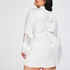 Kimono satin Bridal, White