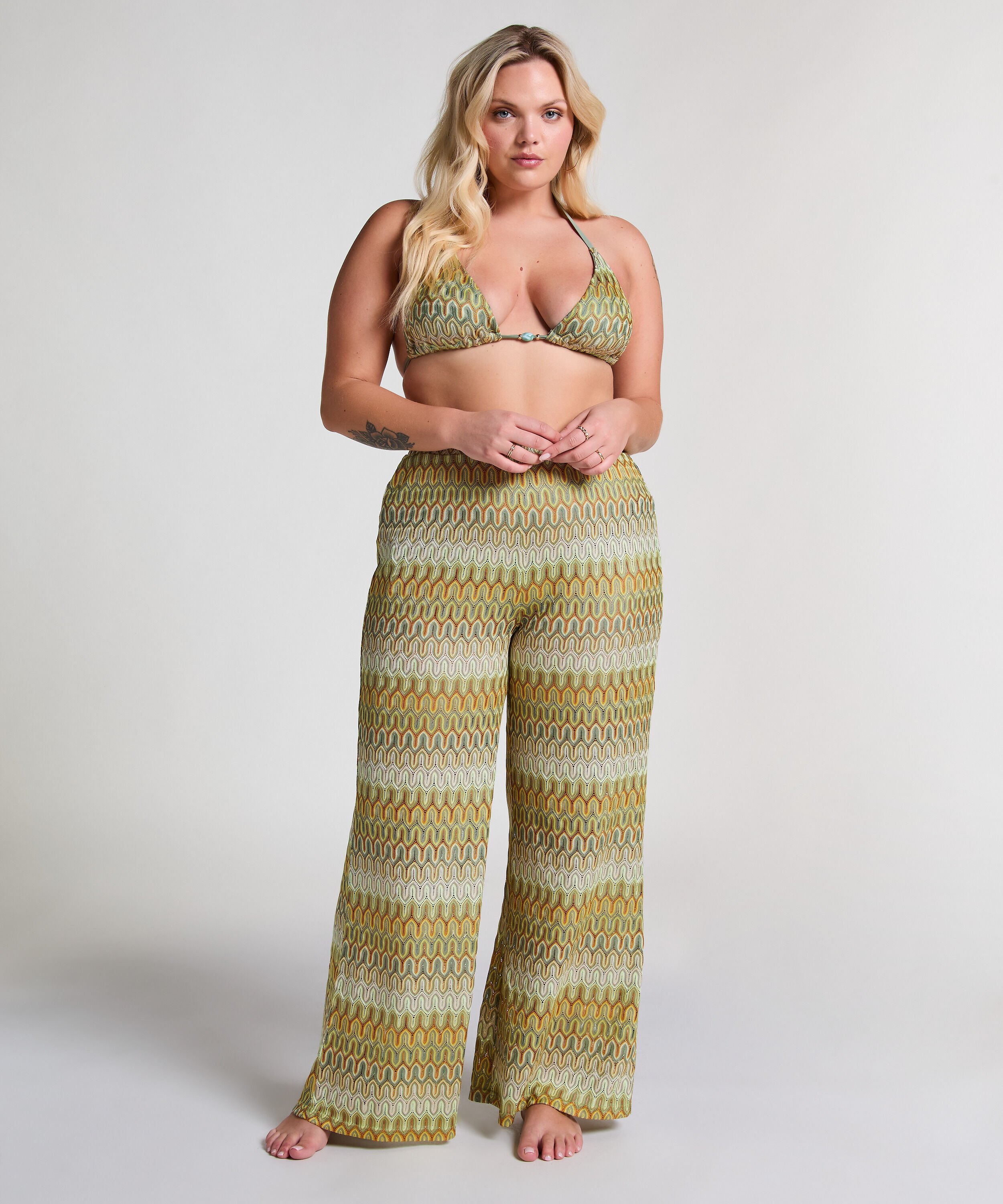 Cali Crochet Pants, Green