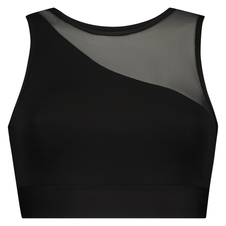 HKMX The Classic Level 1 Sports Bra, Black