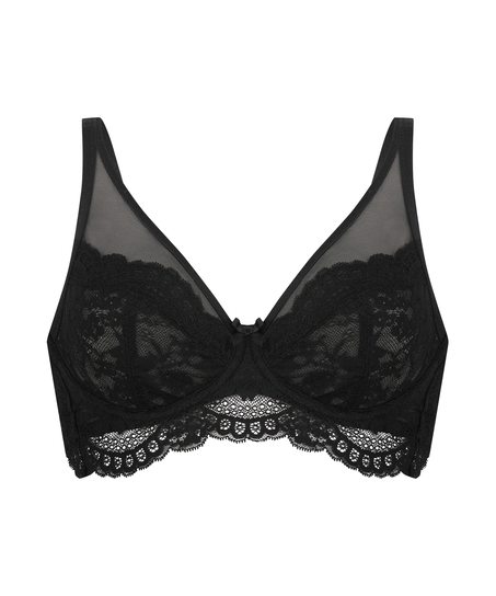 Liberty non-padded underwired bra, Black