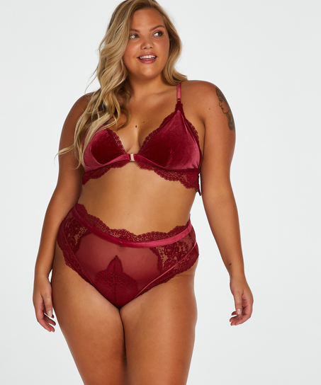 Maureen High Leg Thong Rebecca Mir, Red