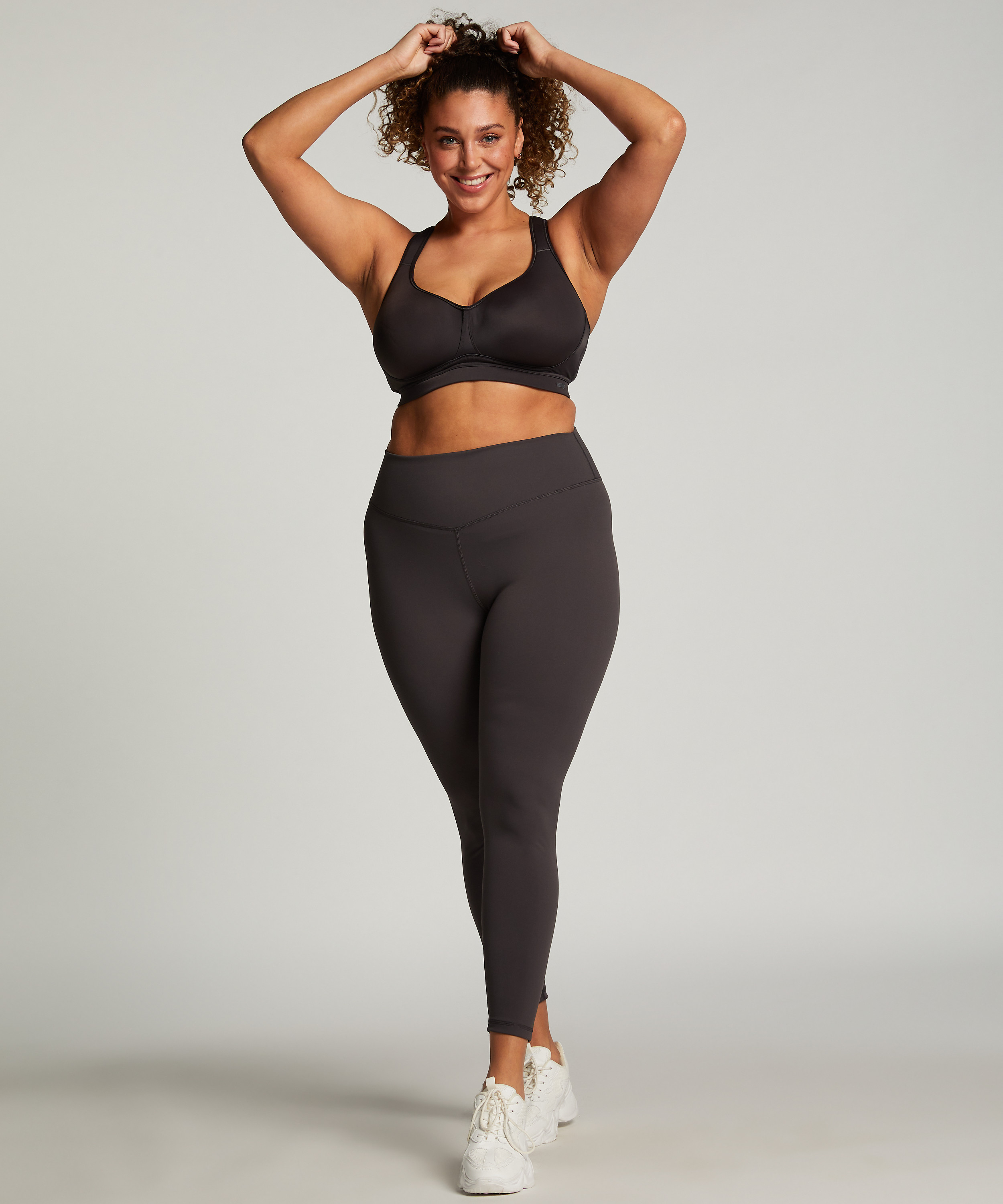 HKMX Sports bra The All Star Level 2, Grey, main