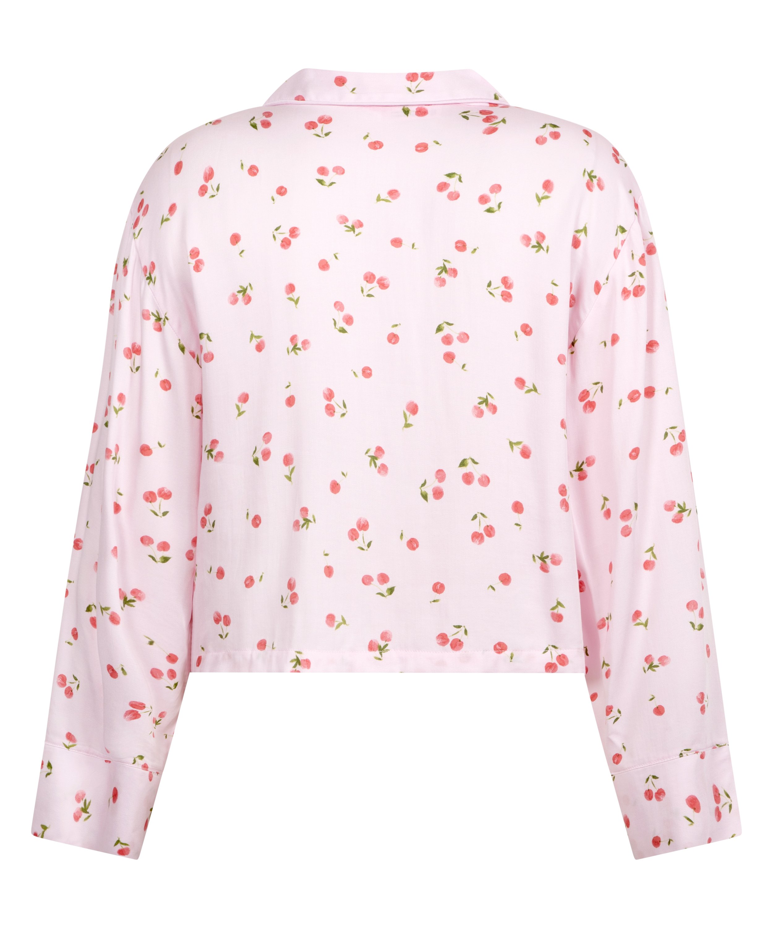 Satin Long-Sleeved Jacket, Pink, main