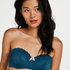 Padded Strapless Underwired Bra Maya, Blue