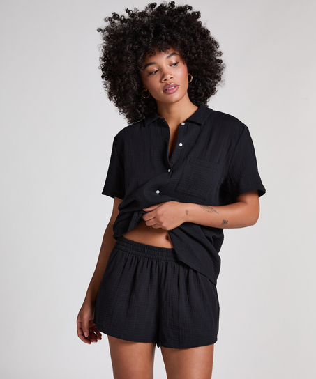 Muslin Short, Black