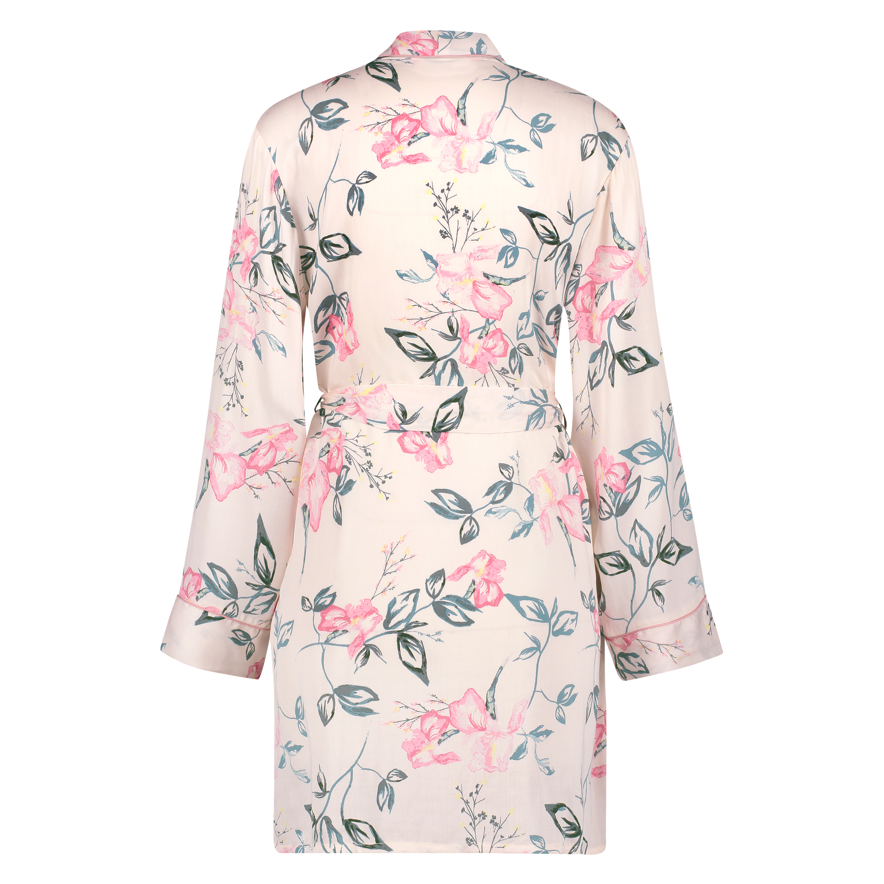 Woven Kimono, Beige, main