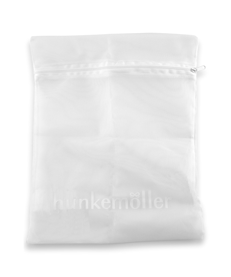 Hosiery bag zipper, White