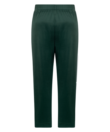 Velvet Pyjama Pants, Green
