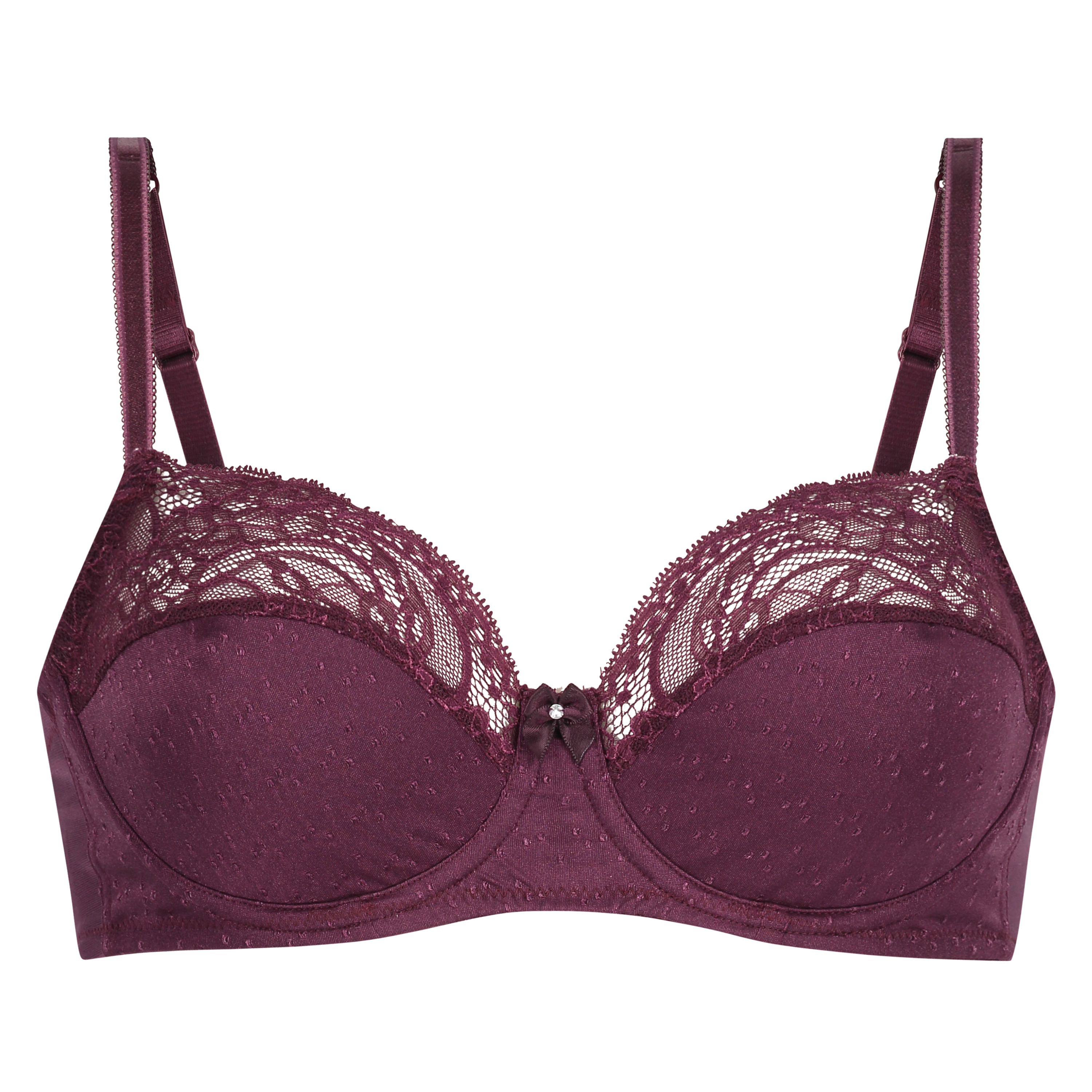 Sophie Non-Padded Underwired Bra, Purple, main