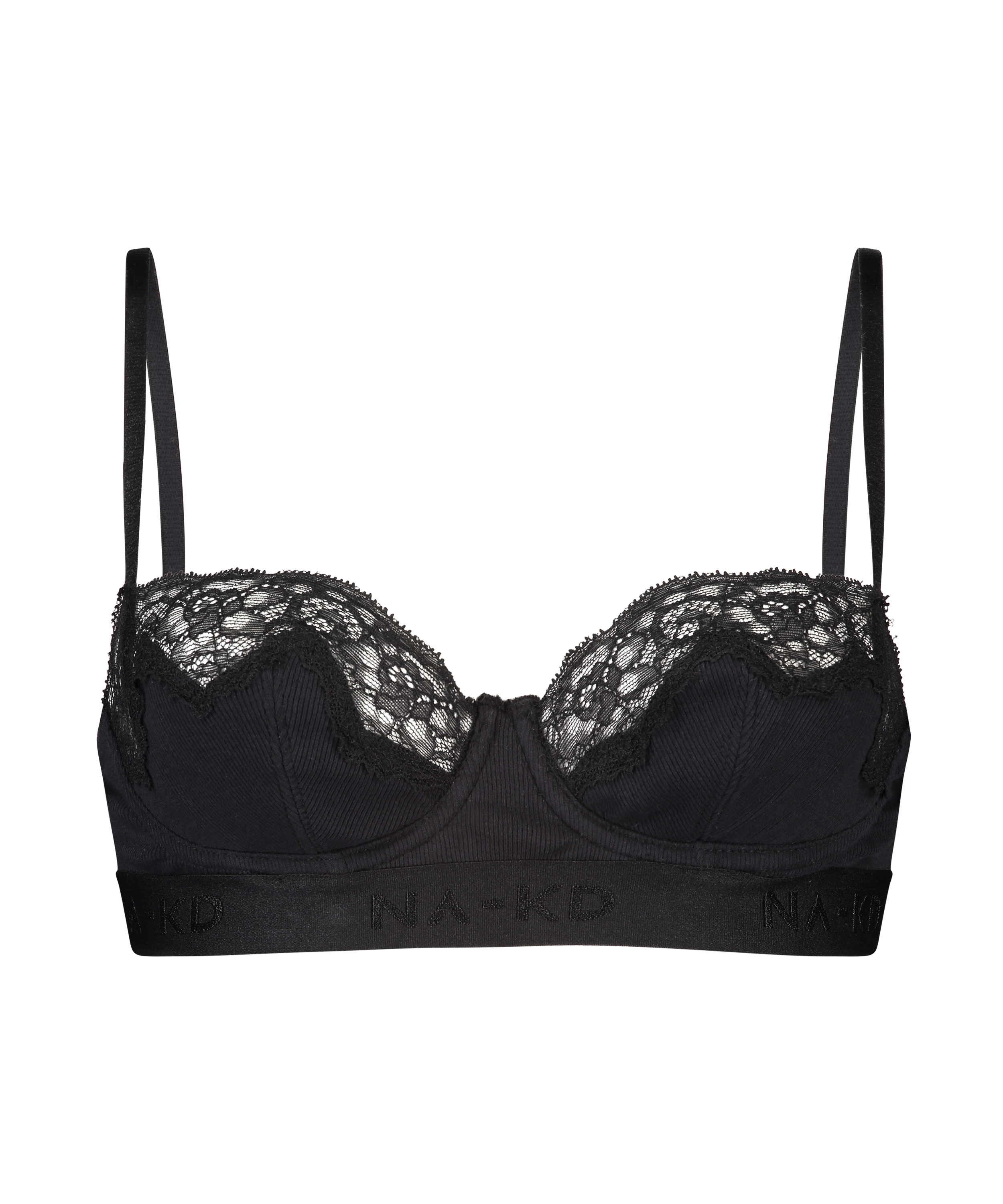 Amalia non-padded underwired bra HKM x NA-KD for £29 - Non-Padded Bras ...