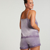 Velours Lace Cami Top, Purple
