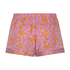 Satin pyjama shorts, Purple