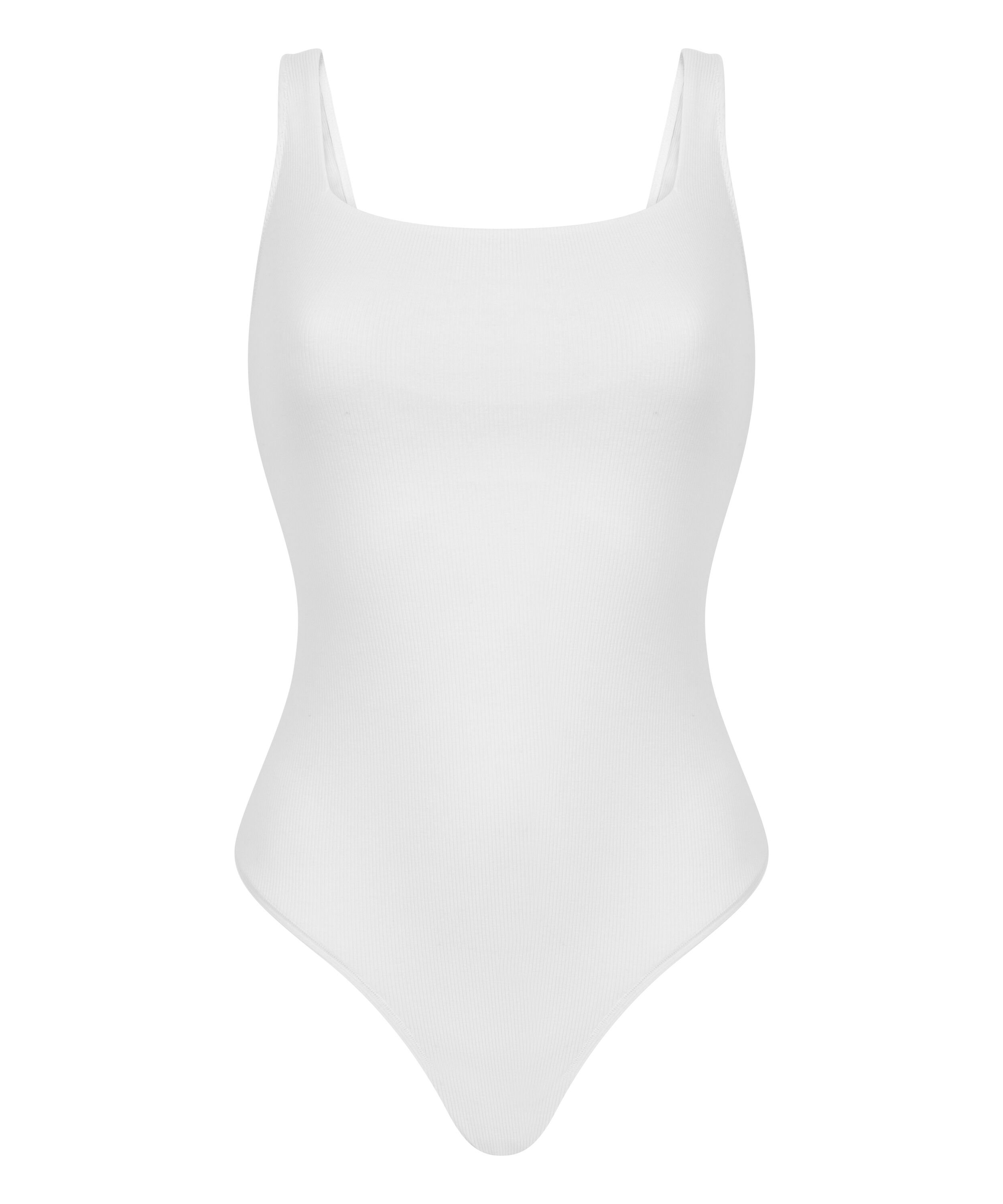 Cotton Rib Body, White