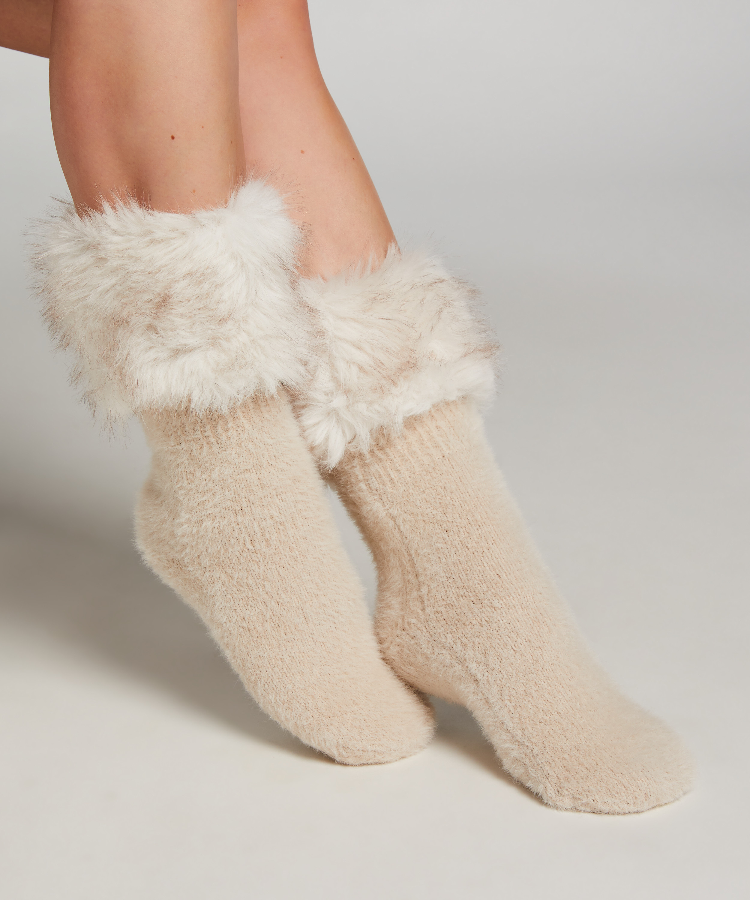 Boot Socks, White, main