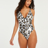 Animal swimsuit, White