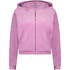 Velour hoodie jacket, Pink
