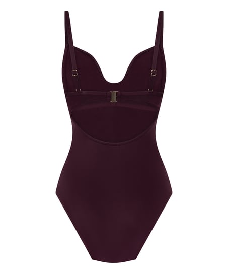 Neoprene Swimsuit, Purple