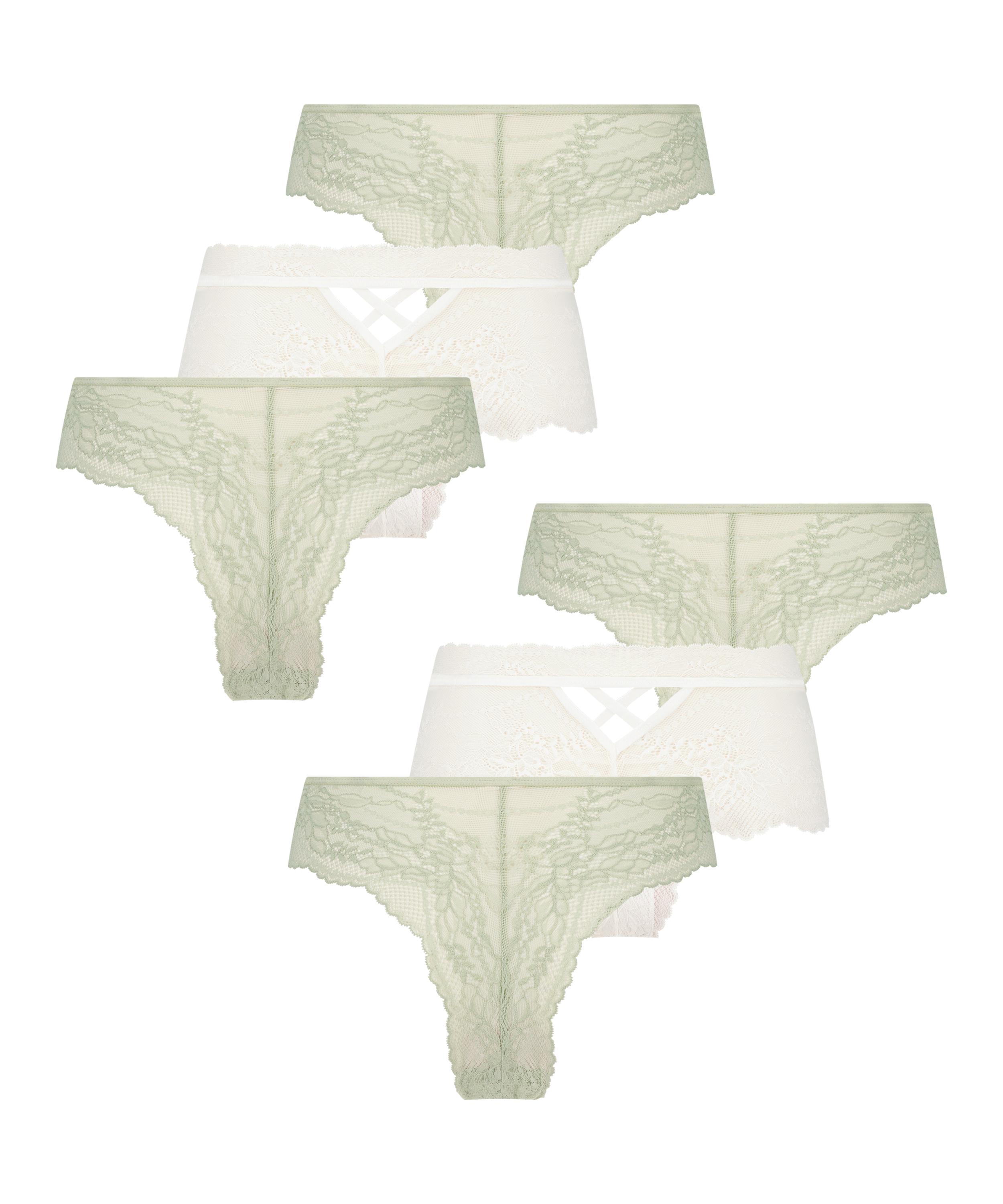 6-Pack Vikki Boxer, White, main