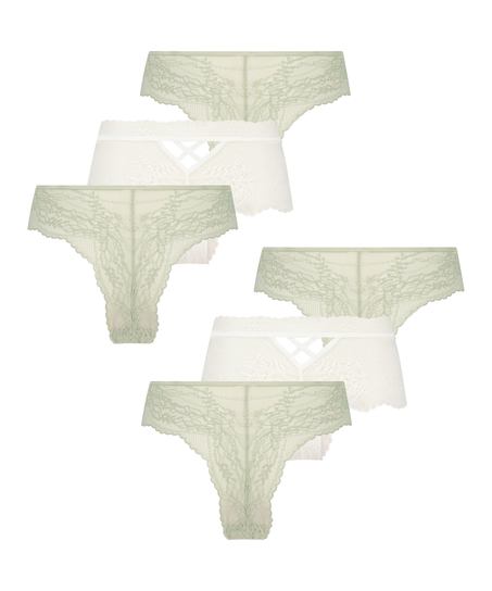 6-Pack Vikki Boxer, White